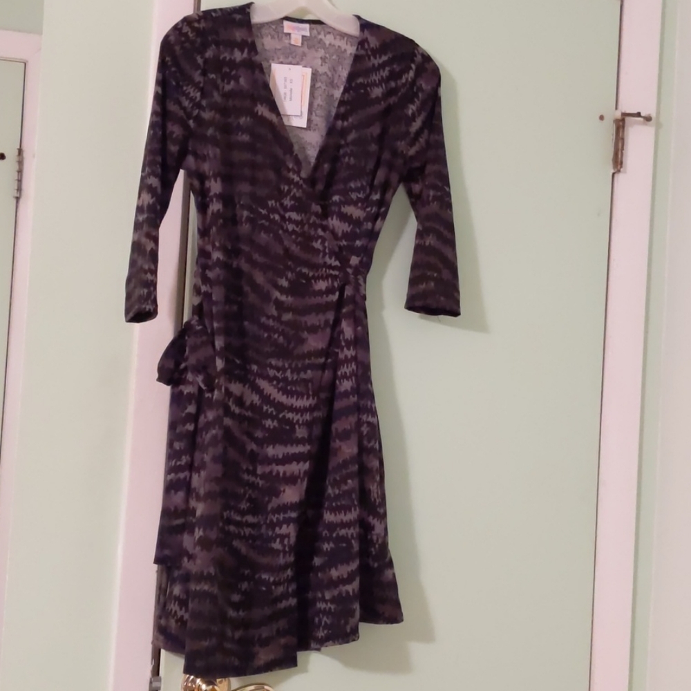 LuLaRoe Michelle - Black and Gray - NWT XS